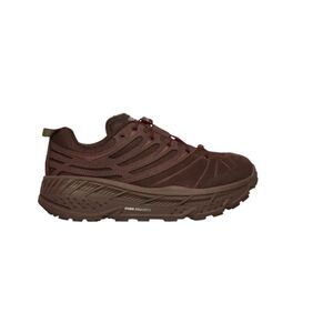 Hoka Stinson EVO OG TP 9.5 Brown Cold Brew Varsity Burgundy Trail Running Shoes
